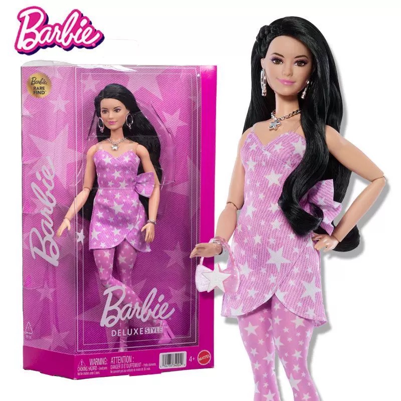 Kids Toys Xmas - Оригинальная кукла Mattel Barbie Deluxe Style
