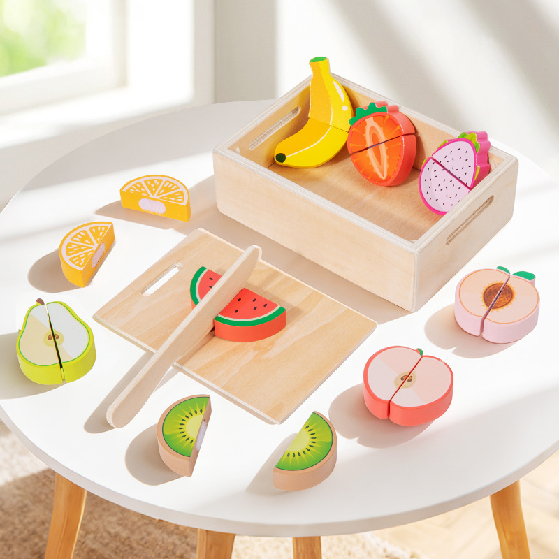 Kids Toys Kitchen Set - Деревянный набор для имитации еды с