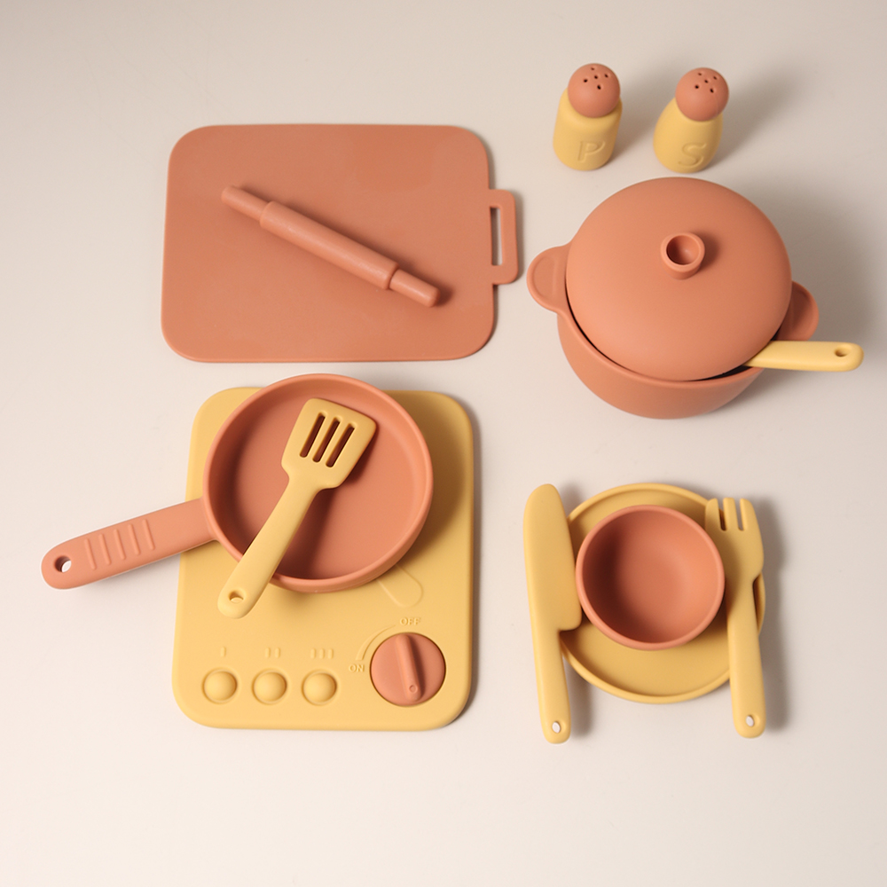 Набор из 13 силиконовых игруше – обзор и цена Kids Toys Kitchen Set